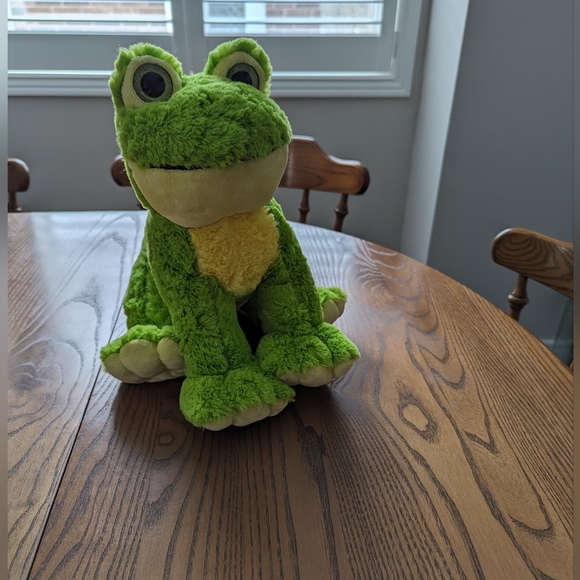Teddy Mountain Frog. 14 Inches x 12. Soft and Cuddly. 2021. # 0315. - Picture 2 of 6